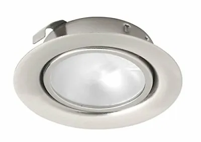 Leyton Lighting 12v 20w Halogen Recessed Downlight Stainless Steel Warm White ( • £9.77