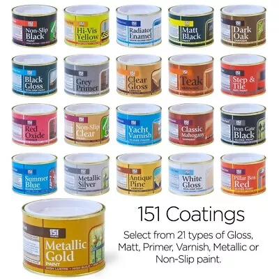 180ml Small Jobs Paint Primer Varnish Matt Gloss Enamel 151 Coatings • £3.49