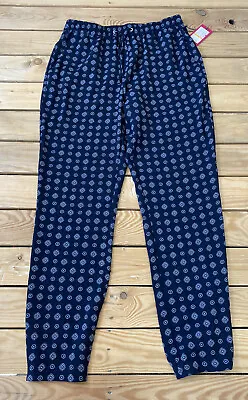 Vince Camuto NWT $99 Women’s Mystic Bloom Pants Size S Navy Blue G9 • $32.32