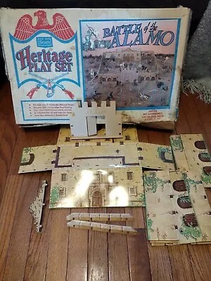 Marx Sears Heritage Battle Of The Alamo Incomplete Play Set In Original Box • $275