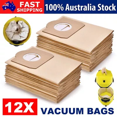 12 Vacuum Bags Cleaner Dust Paper For Karcher 6.959-535.0 WD3.300M Plus WD3.330M • $25.45