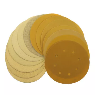 7 Inch 8 Hole Hook And Loop Sanding Discs 40-1000 Grit Dry Sandpaper Abrasive • $13.91