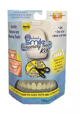 INSTANT SMILE TEETH REPLACEMENT KIT Easy Temporary Tooth Fix NATURAL COLOR • $19.95