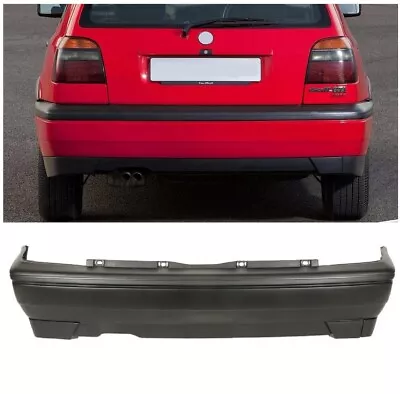 VW Golf MK3 Rear Bumper With Holders EURO NEW Primed GTI V16 VR6 GTD GT • $316