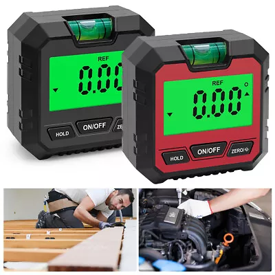 £12.21 • Buy Digital Angle Finder Gauge Magnetic Inclinometer Protractor LCD Measuring Tool