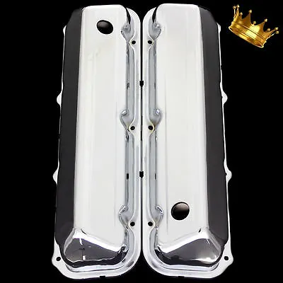 Valve Covers For Big Block Ford 429 460 Ford Engines Chrome • $63.99