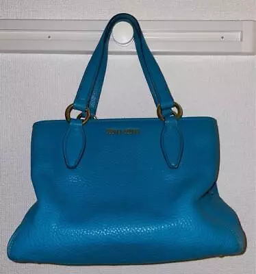 Miu Miumiu Vitello Caribe Handbag - Lovely And Fashionable Handbag With Vitello • $216.39