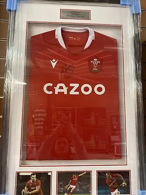 £650 • Buy Dan Biggar Wales Rugby Signed Shirt Six Nations 2023 FRAMED WITH COA