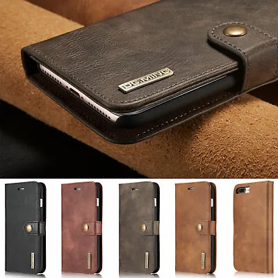 $16.88 • Buy  For IPhone 7 8+ XR 13 12Pro Magnetic Detachable Leather Wallet Card Case Cover