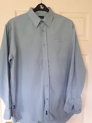 Le Shark Long Sleeved Blue Check Shirt Size Large Very Good Condition • £6