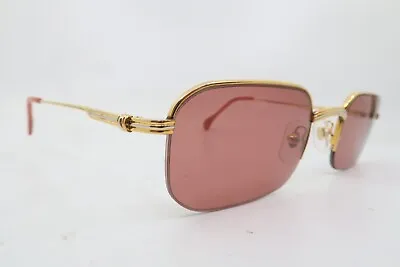 $48.79 • Buy Vintage Gold Plated Cartier Eyeglasses Frames Size 51-23 140 SL#2442368 France