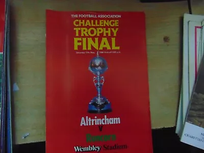 Programme FA Trophy Final 85/6 Altrincham V Runcorn @ Wembley • £1.99