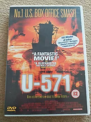 U-571 (DVD 2000) Matthew McConaughey Bill Paxton & Harvey Keitel • £1