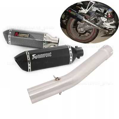 For Yamaha YZF R6 1998-2005 Exhaust Pipe 51mm Muffler Silencer Tips + DB Killer • $134.59