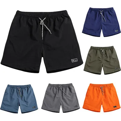 Mens Sports Training Bodybuilding Summer Shorts Workout Fitness GYM Short Pants • $13.34