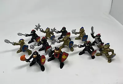 Vintage Fisher Price Great Adventure Castle 12 Knight Figures Gold And Black • $55