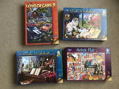 4 X Jigsaw Puzzles - 1000 Pieces Each (4 X Holdson) • $22