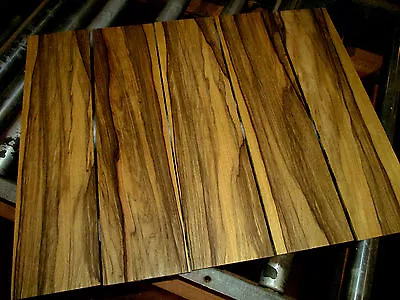 Four (4) Pieces Thin Kiln Dried Sanded Exotic Black Limba 24 X 6 X 1/4  Wood • $66.95