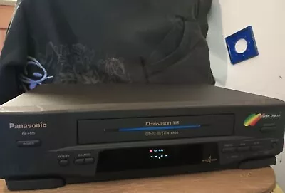 Panasonic PV-4551 VHS OmniVision 4 Head VCR Program Director Hi-Fi  Univ Remote  • $46.96