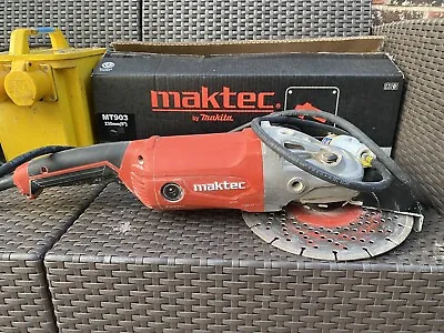 £0.99 • Buy Maktec By Makita 9 Inch Angle Grinder With 110 Volt Transformer With Extension