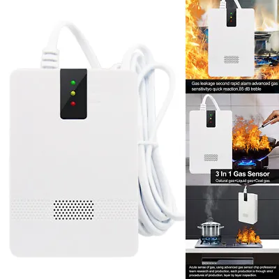 Portable Gas Leak Detector Tester Propane Methane Natural Gas Alarm Sensor Safe • $12.39