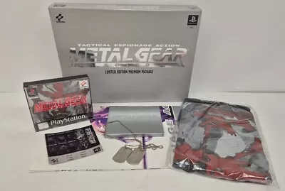 Metal Gear Solid Limited Edition Premium Package Sony PS1 Playstation 1 Complete • £299.99