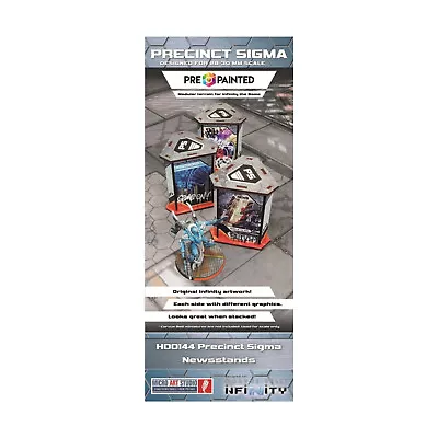 Micro Art Infinity Precinct Sigma Newsstand (prepainted) Pack SW • $18.95