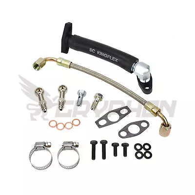 Turbo Oil Feed Return Line Kit 04-05 Mazda Mazdaspeed Miata 1.8L IHI VJ35 RHF5 • $70.26