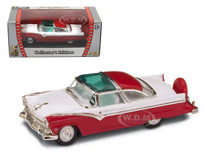 1955 Ford Crown Victoria Red & White 1/43 Diecast Model Car Road Signature 94202 • $9.99