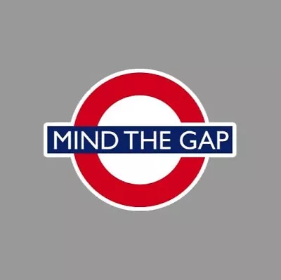 Mind The Gap Die Cut Glossy Fridge Magnet • $4.50