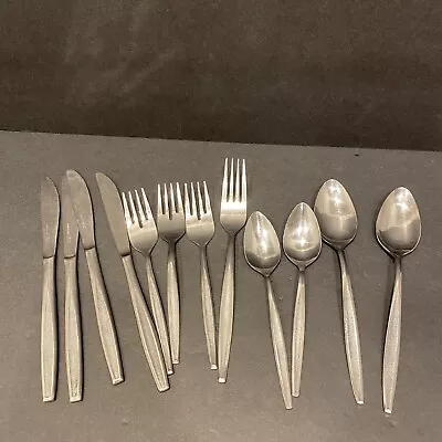 Vintage Ecko Eterna Mixed Lot 11 Stainless Serenity Flatware Forks & Spoons • $9.95