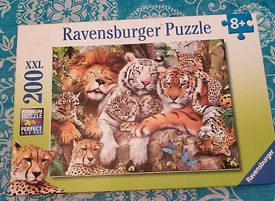 Ravensburger Big Cat Nap 200 Piece Jigsaw Puzzle Complete • $10