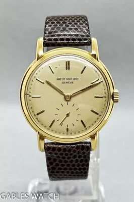 Patek Philippe Calatrava 2484 Vintage Yellow Gold 32mm Manual Watch • $6400