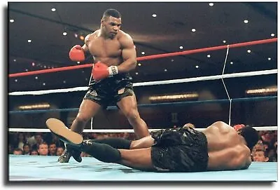 Mike Tyson Poster Boxing Boxer Vintage Canvas Poster Wall Art Picture Print • $29.99