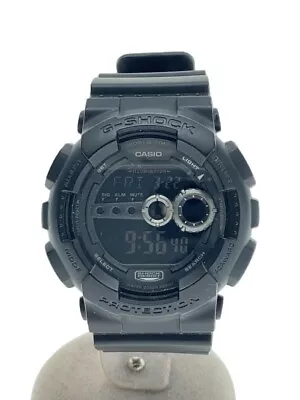 CASIO G-SHOCK GD-100-1BJF Black Resin Quartz Digital Watch • $88