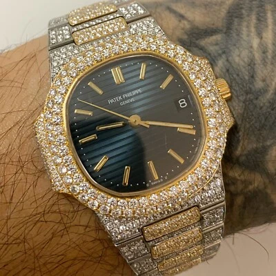 £27995 • Buy Patek Philppe Nautilus 37.5MM 3800 Steel And Gold VS Diamond Watch
