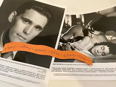 Young MATT DILLON A Kiss Before Dying Original Promo Photos 8x10. Set Of 2. • $12