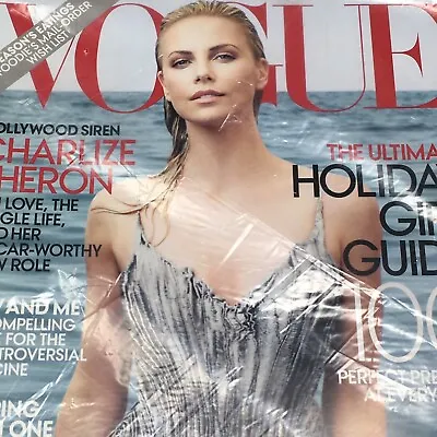 CHARLIZE THERON 2011 VOGUE December USA Holiday Pivovarova New Sealed • $34.98