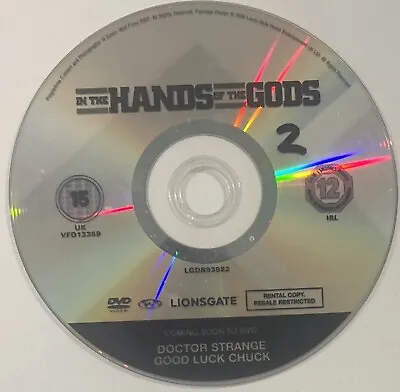 In The Hands Of The Gods - DVD Disc Only In A Clear Sleeve - Free Postage • £2