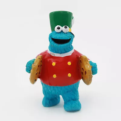 Marching Band COOKIE MONSTER Cymbals 3.25  Applause PVC Sesame Street Figure • $8.99