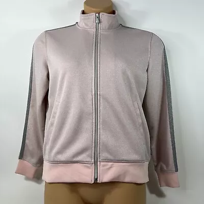 Converse X Miley Cyrus Pink Glitter Track Jacket 10008665-698 Women’s Large L • $33.19