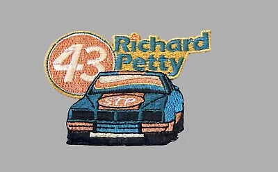 Vintage Richard Petty #43 Sew On Patch STP 3-5/8” Wide • $22.50