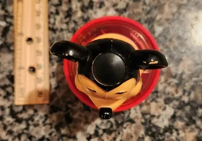 Walt Disney Mickey Mouse Spinning Top Toy.Lights Up (1)AA Battery. Works Great • $22