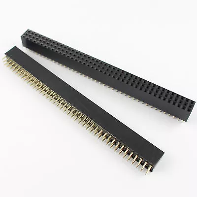 5Pcs 2.54mm 3x40 Pin 120 Pin Female Three Rows Straight Pin Header Strip • $7.99