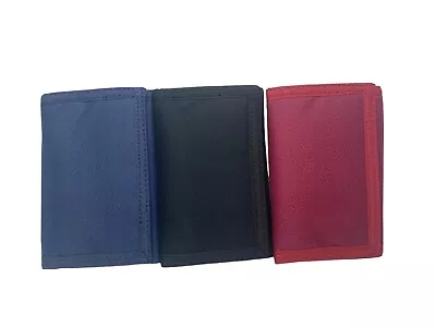 Lorenz Unisex Sports Trifold Canvas Wallet Notes Coins Credit Card Purse New • £3.49