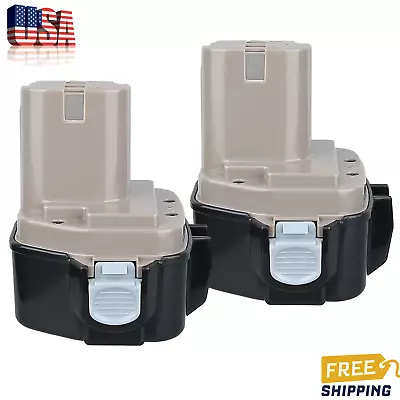 2X 12V Battery For Makita 1220 1222 1233 1234 192681-5 192696-2 1201A PA12 4.8AH • $25.89