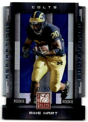 2008 Donruss Elite Aspirations Mike Hart Rookie 60/80 Michigan Wolverines Colts • $39.99