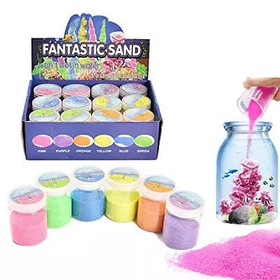 12 Pack Magic Sand 4lbs - Atlantis Sand Fantastic Sand Never Gets Wet Magic San • $27.53