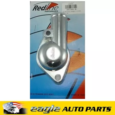 Holden 186 202 Red Blue Black Motor Chrome Thermostat Housing # 22-65-0 • $45