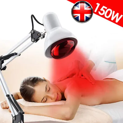 Red Light Infrared Therapy Heat Lamp Health Pain Relief Physiotherapy Fully Body • £20.59